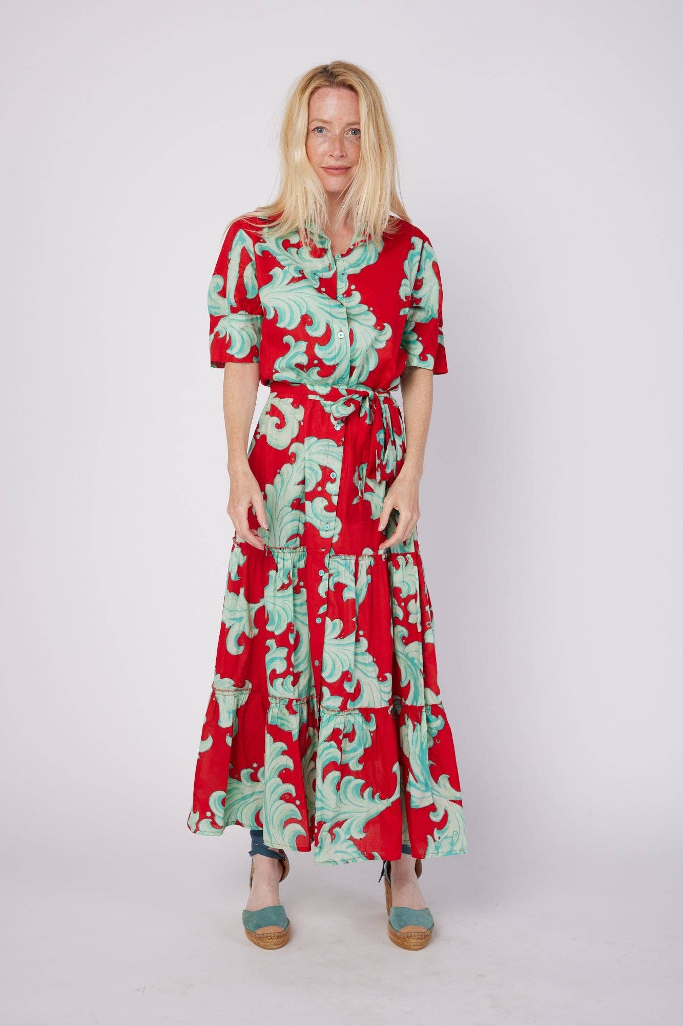 Alcee Resort Wear Maxi Dress Red Mist Spring