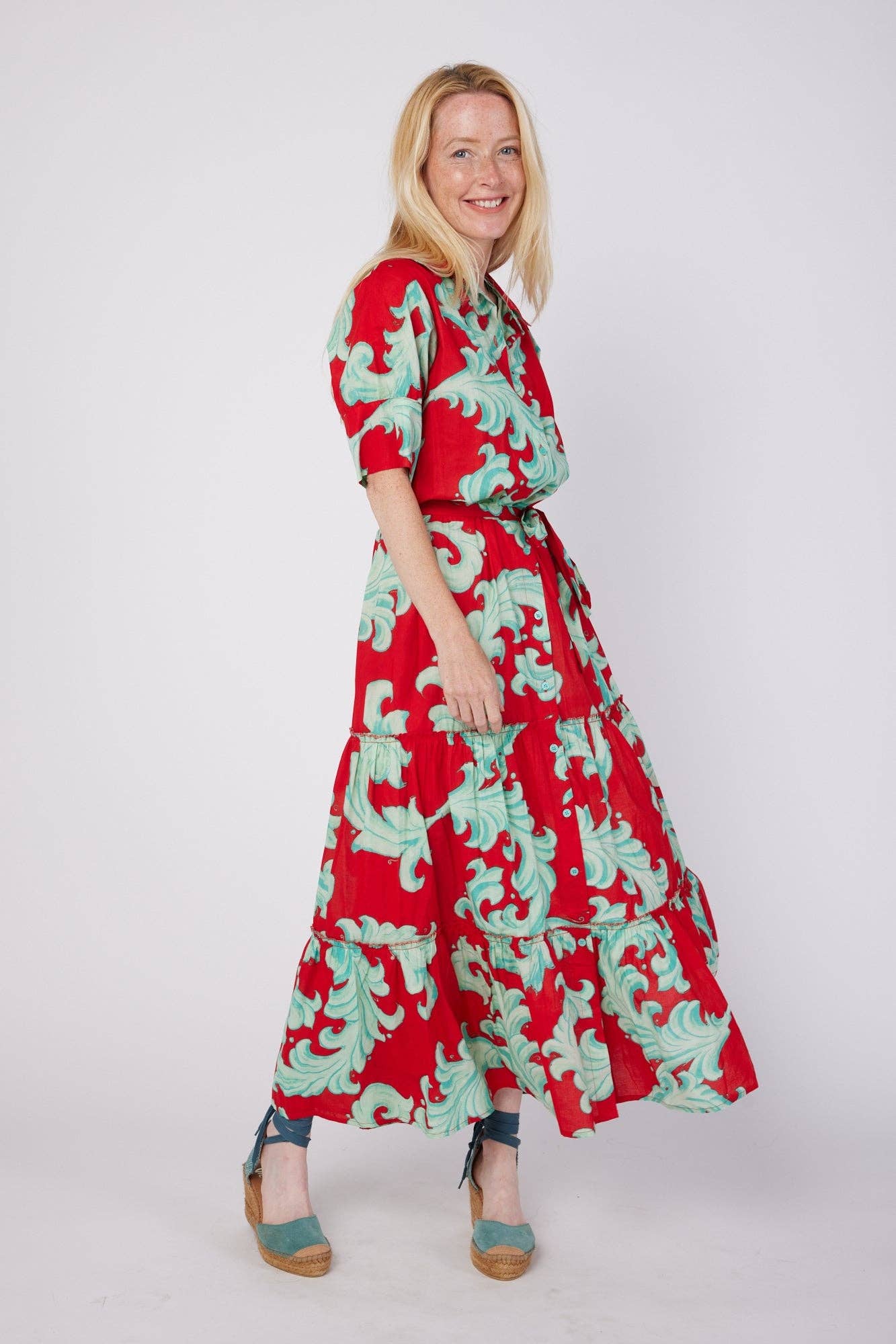 Alcee Resort Wear Maxi Dress Red Mist Spring